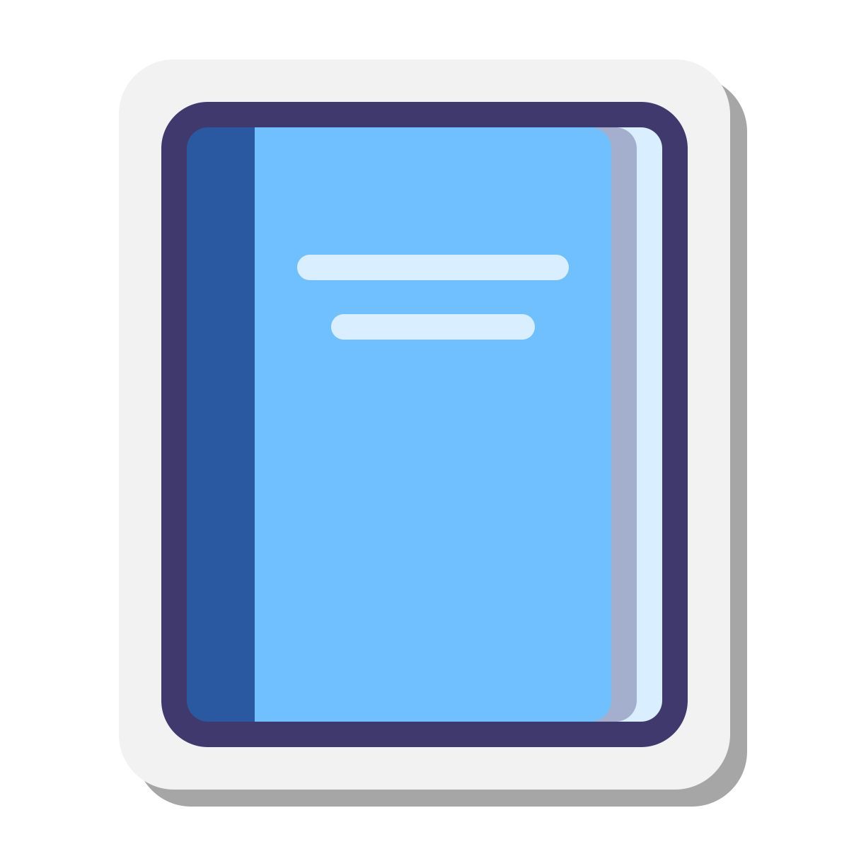 stickers style libro icon