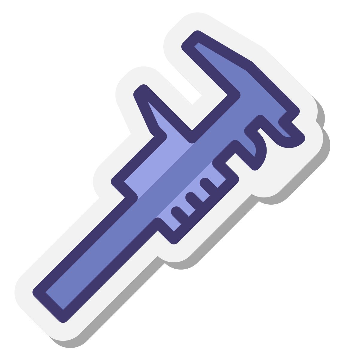 stickers style 卡尺 icon