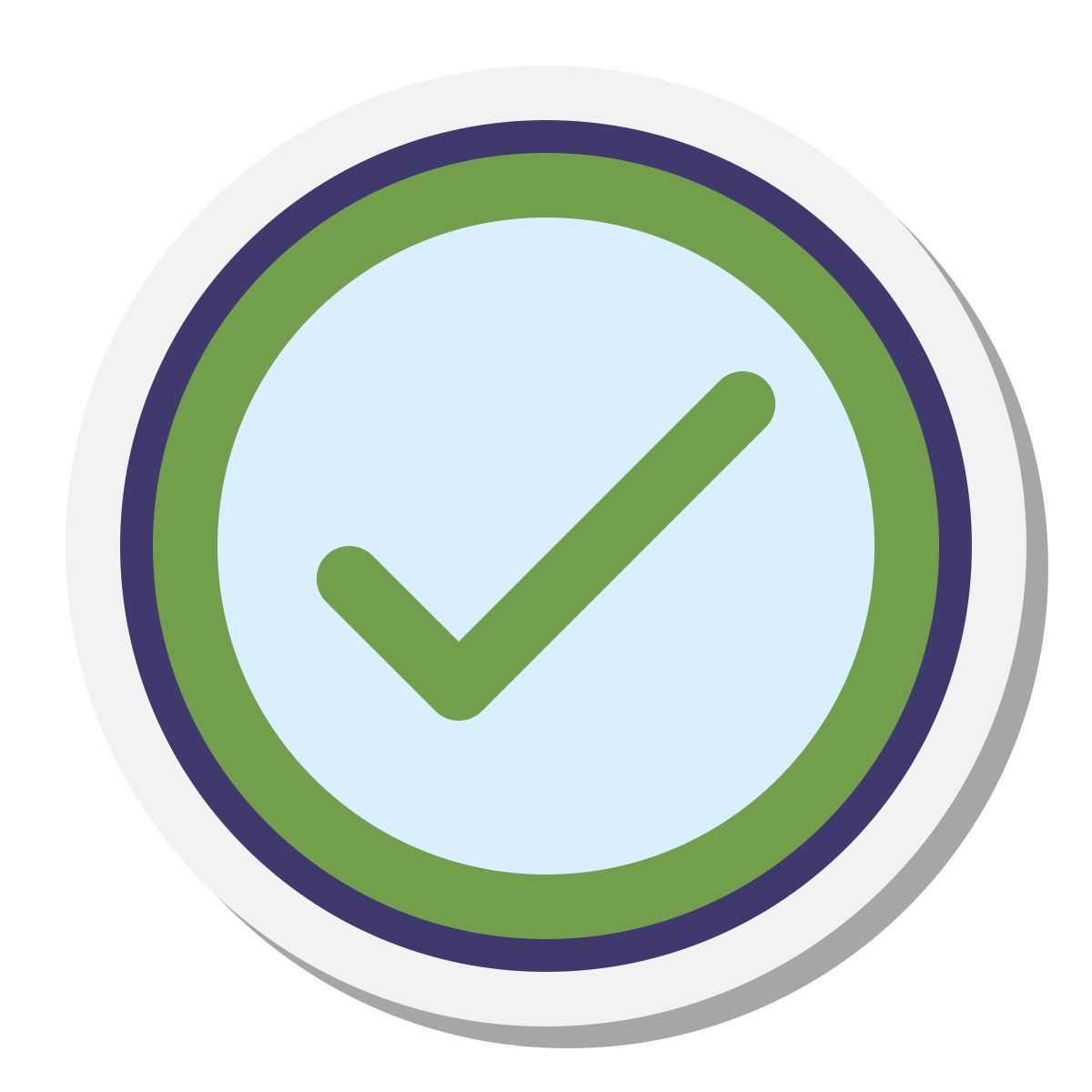 Botón de radio comprobado icon