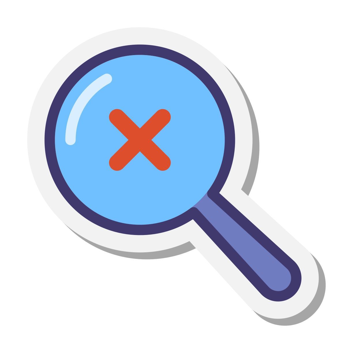 stickers style borrar búsqueda icon