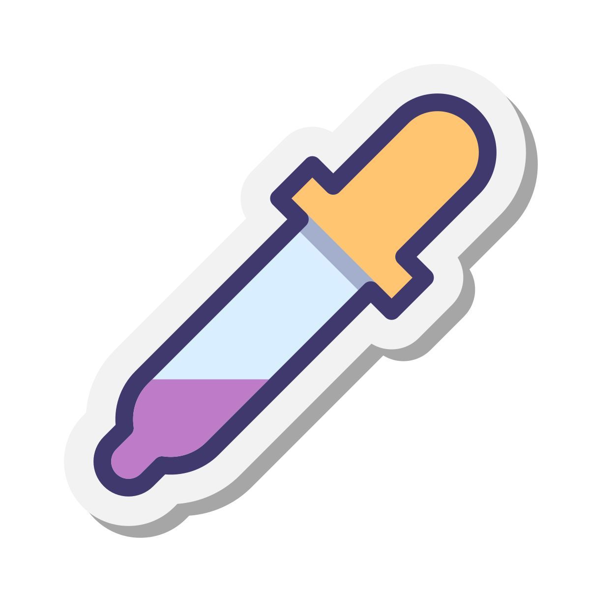 stickers style contagocce icon