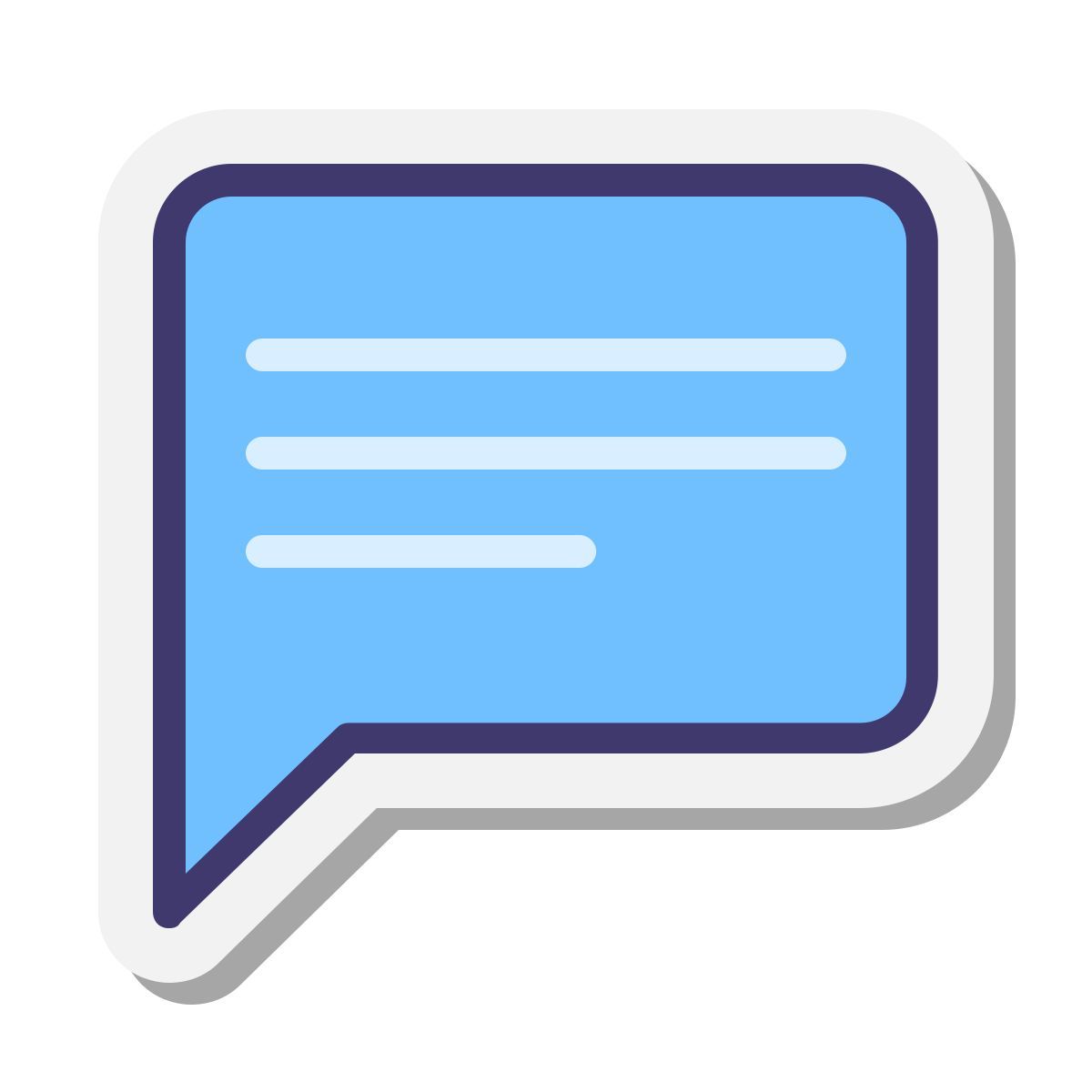 stickers style commenti icon