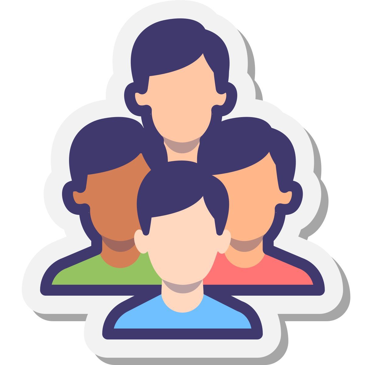 stickers style conferenza icon