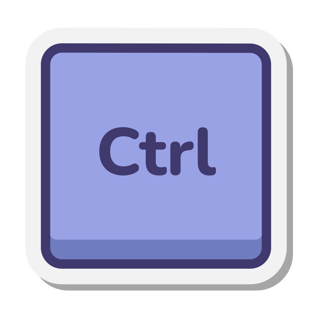 stickers style ctrl icon