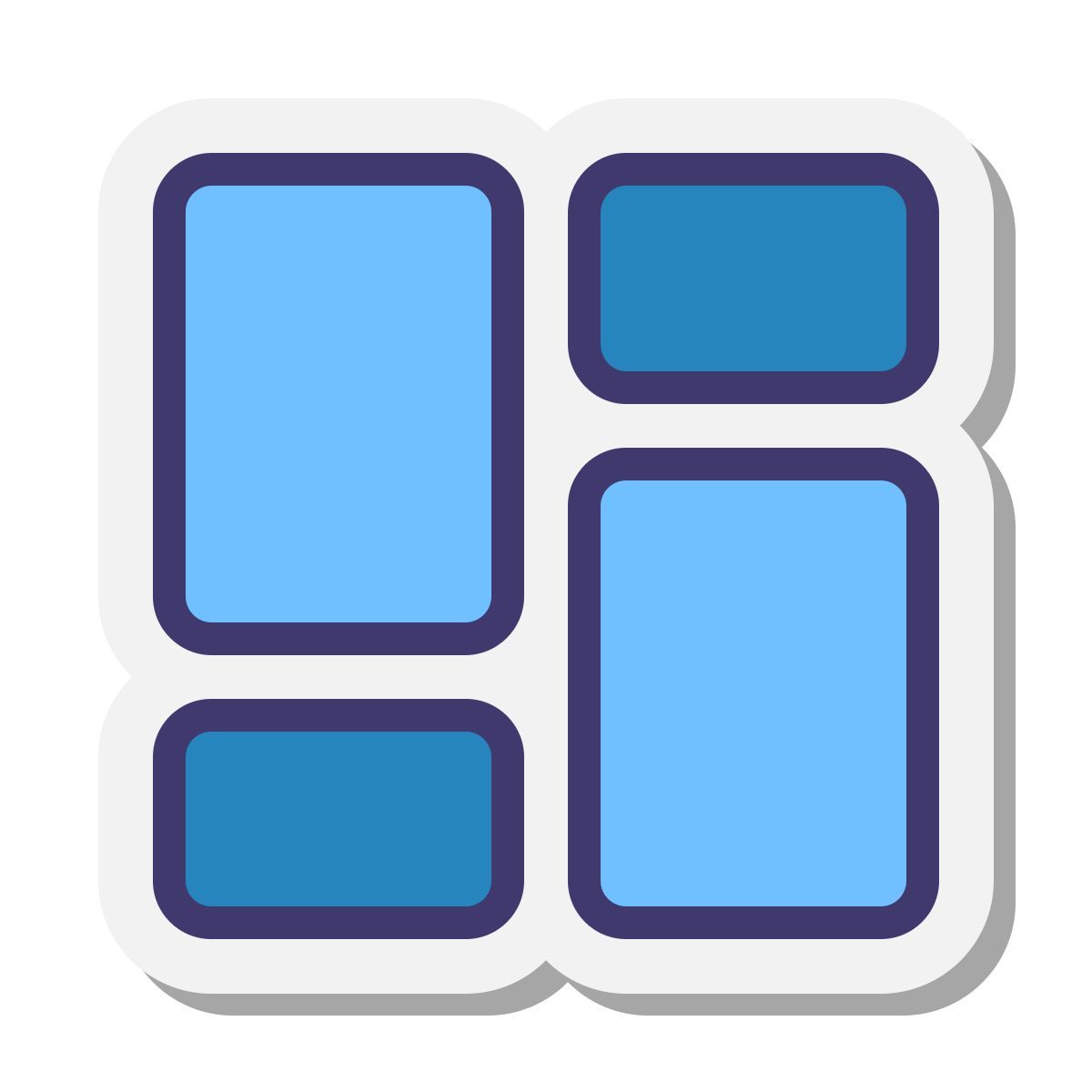 stickers style layout del cruscotto icon