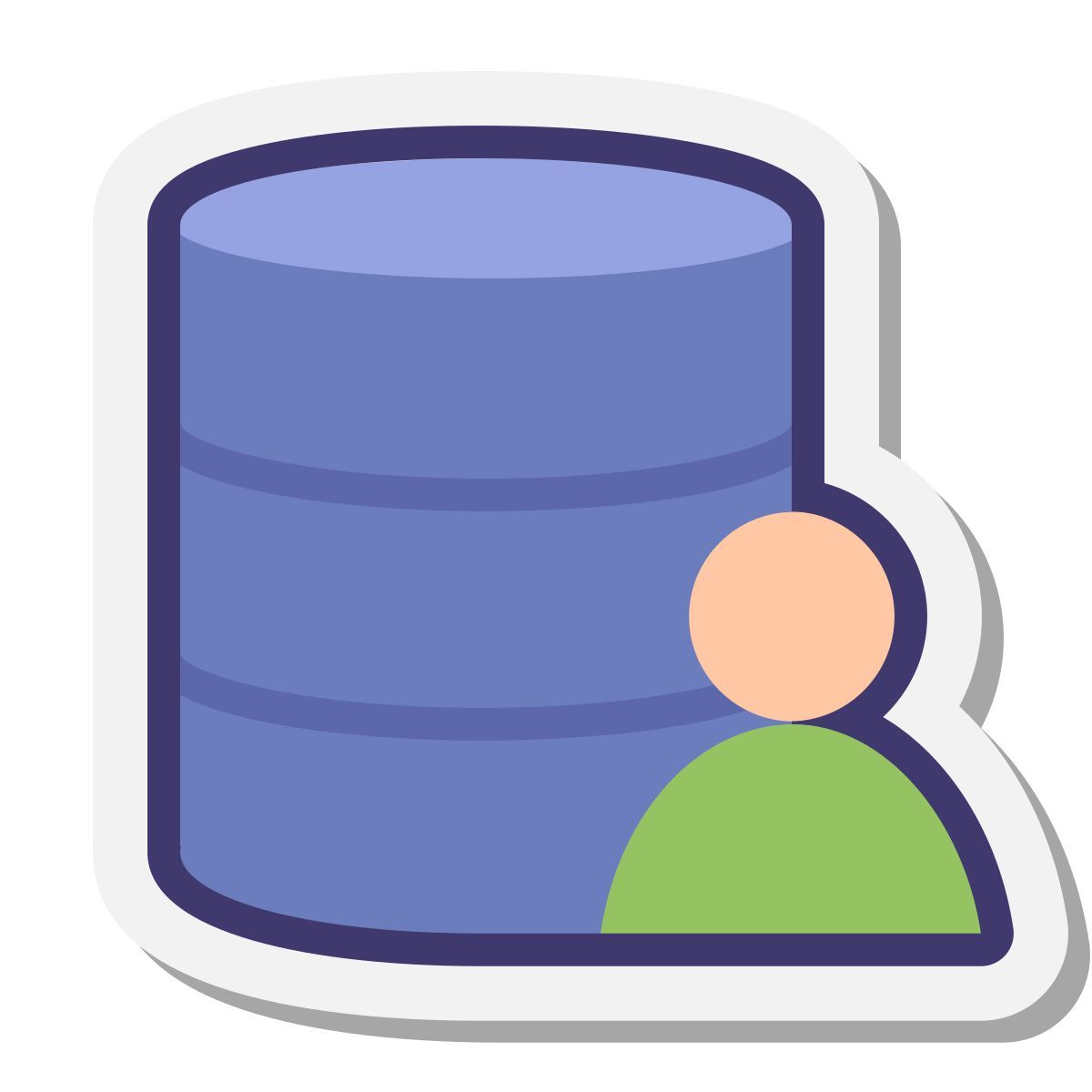 stickers style proveedor de datos icon