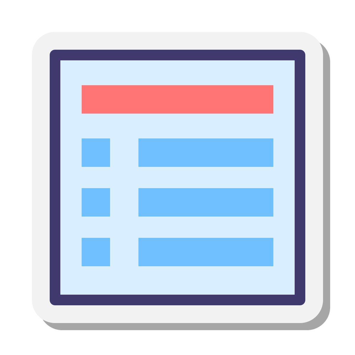 stickers style day view icon