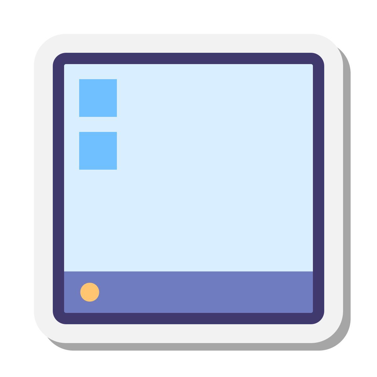 stickers style pc desktop icon