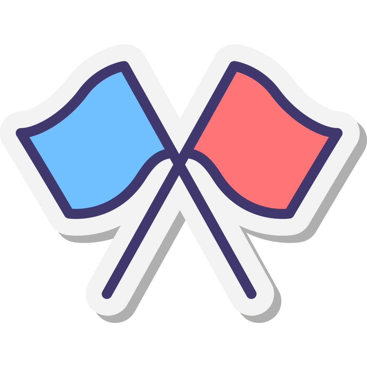 stickers style diplomatie icon