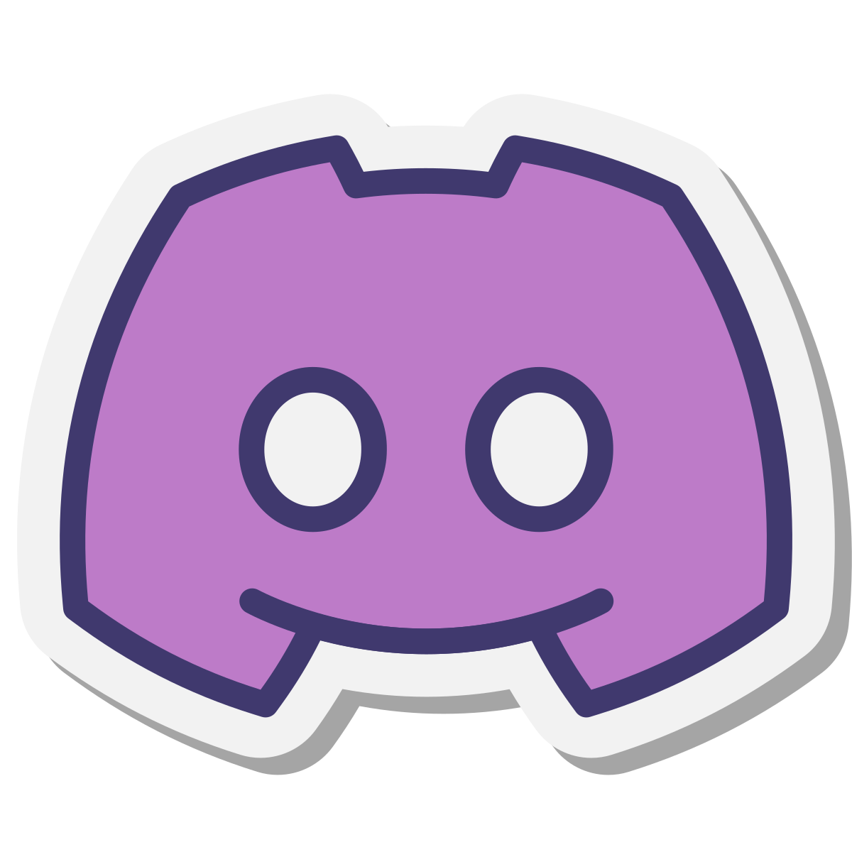 stickers style discord logo icon