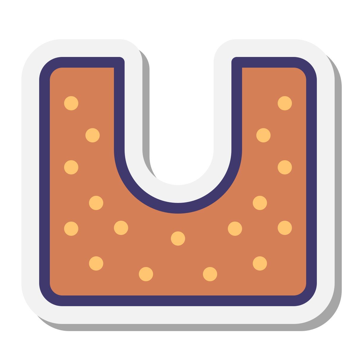 stickers style fossé icon