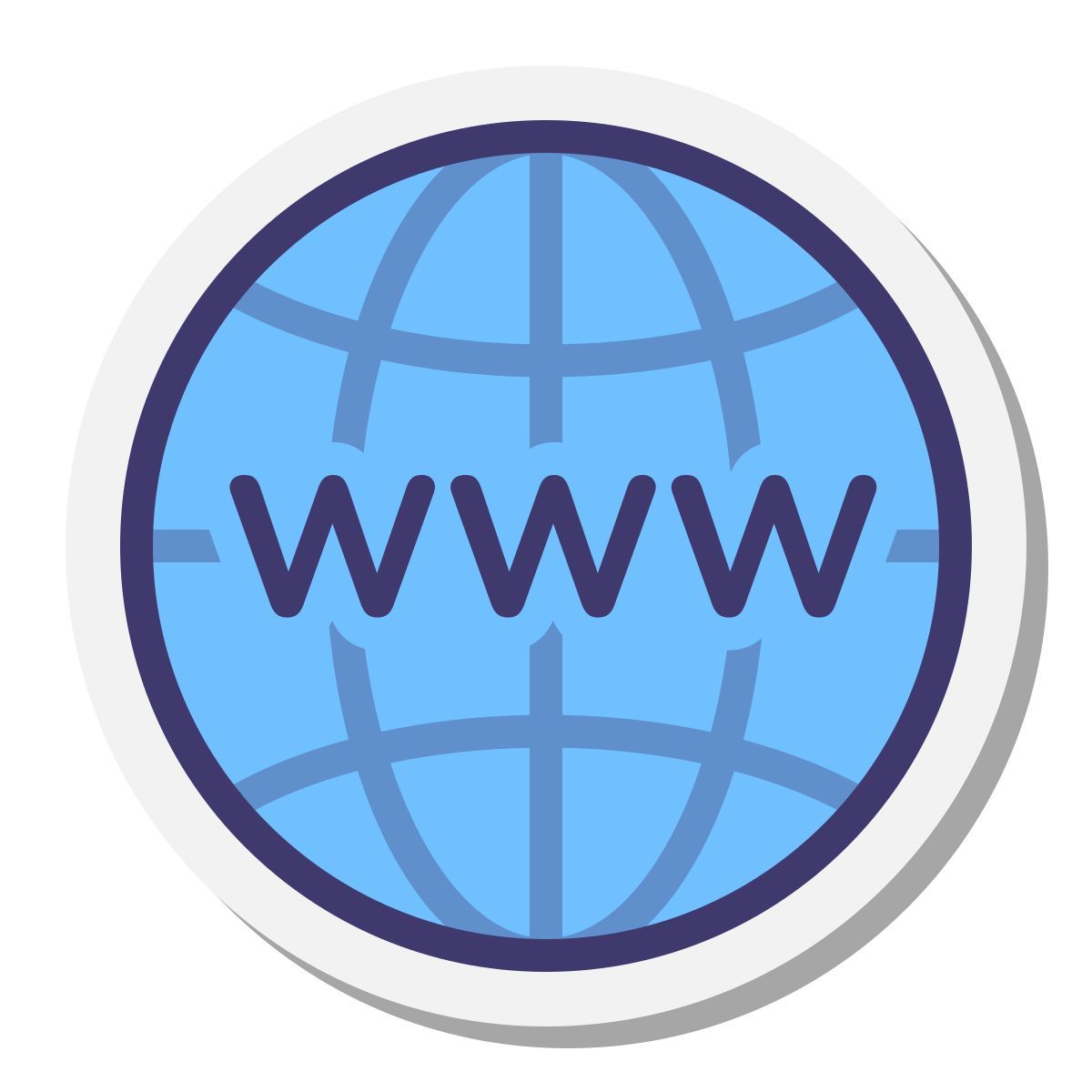 stickers style dominio icon