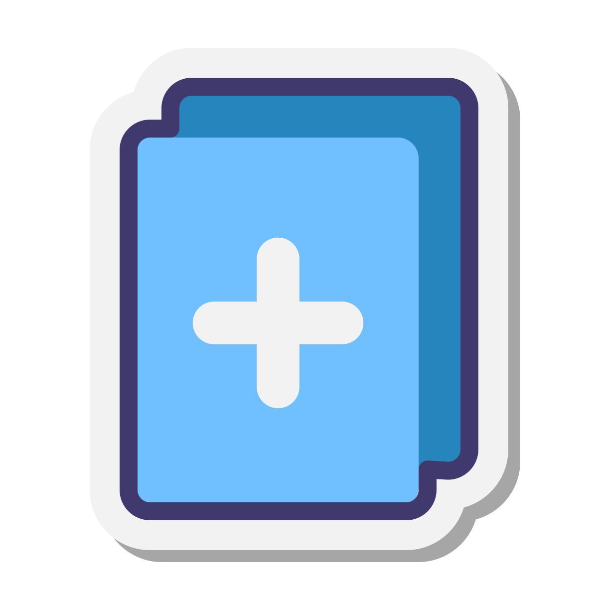 stickers style dupliquer icon