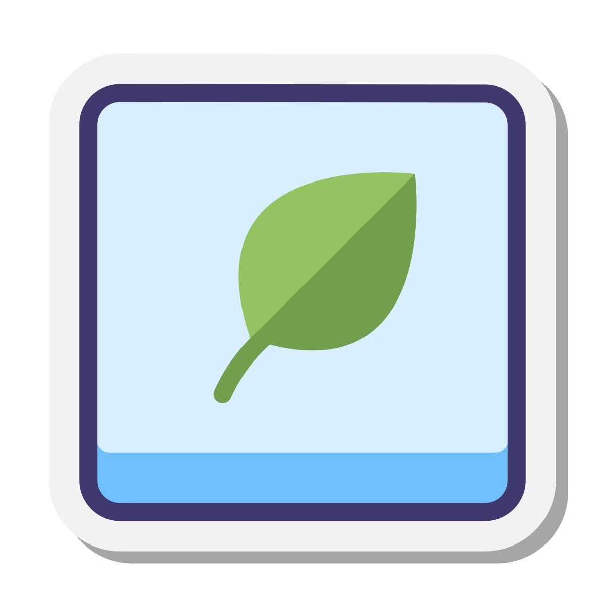 stickers style ecology icon