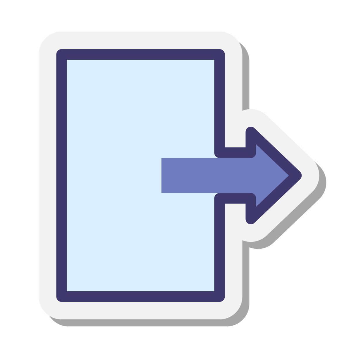 stickers style exporter icon