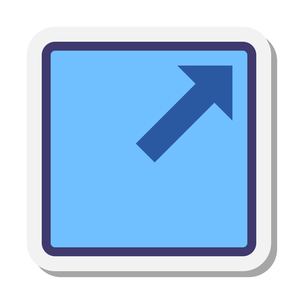 stickers style 外部链接方框 icon