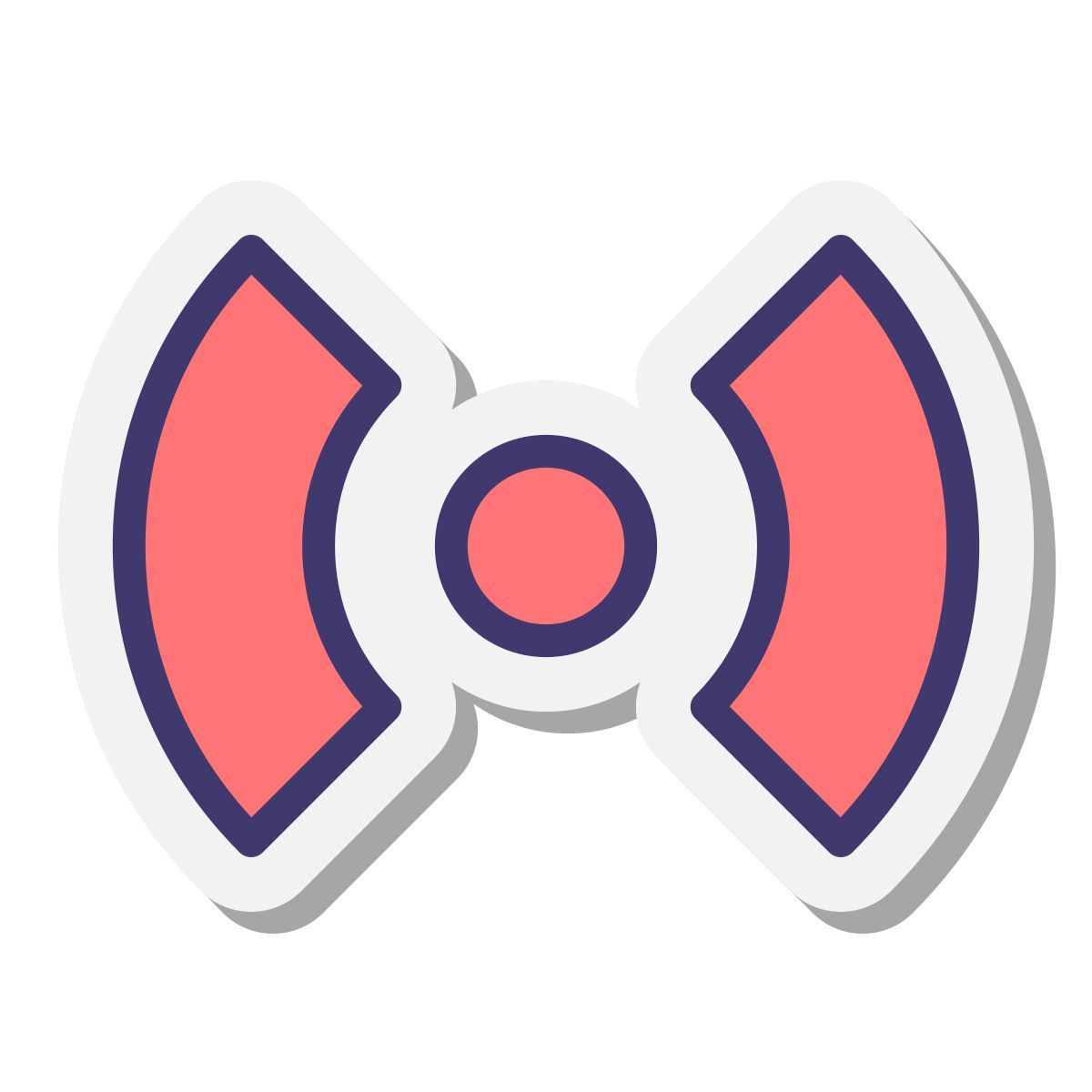 stickers style pulsante di allarme antincendio icon