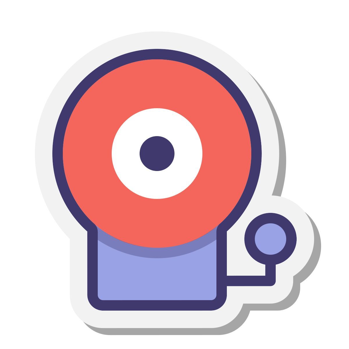 stickers style 火警 icon