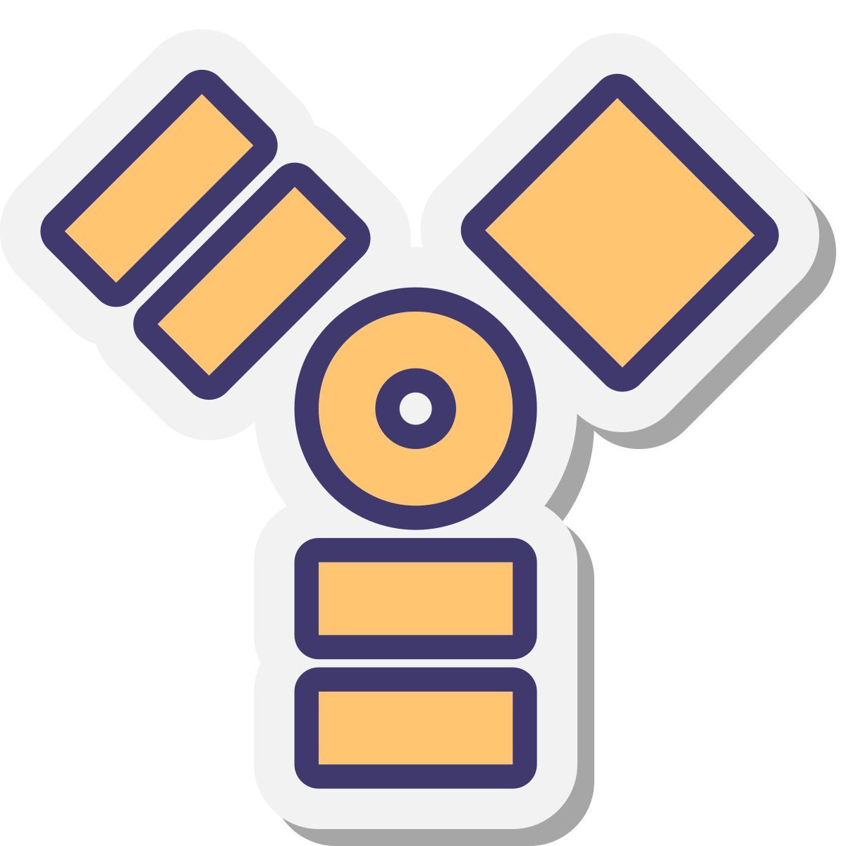 stickers style 火线 icon