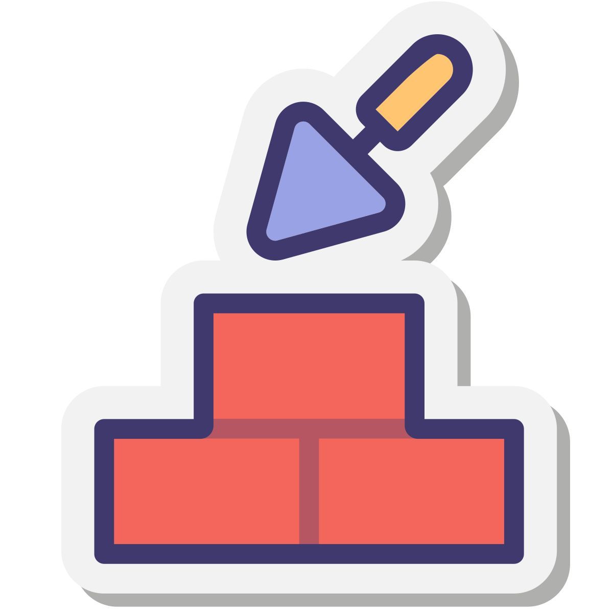 stickers style foundation icon
