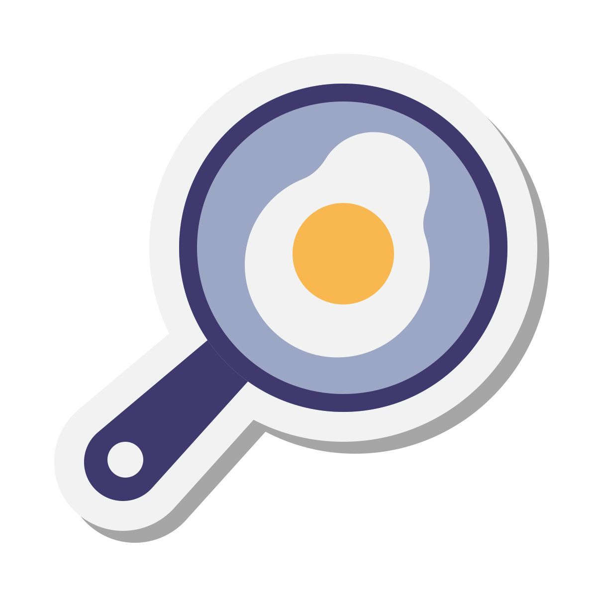 stickers style cooking icon