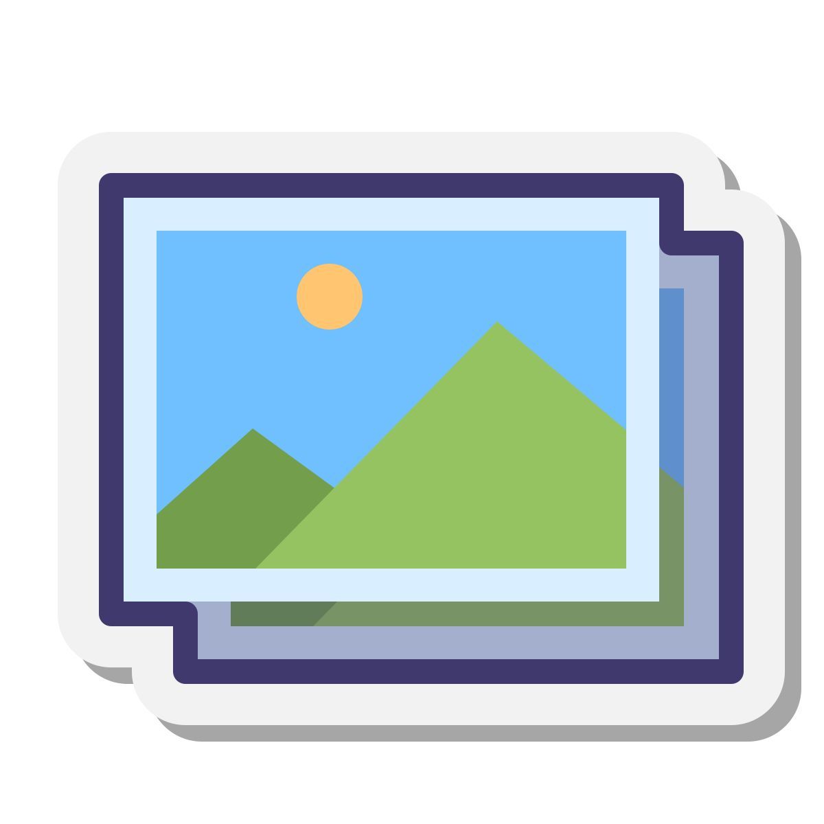 stickers style galería icon