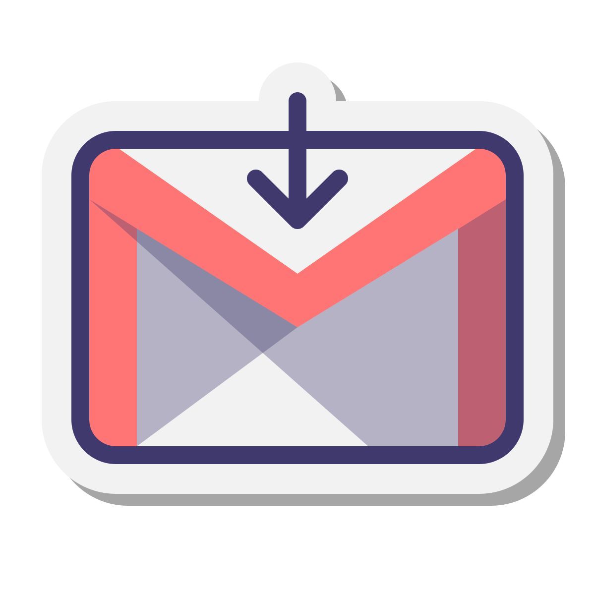 stickers style gmail login icon