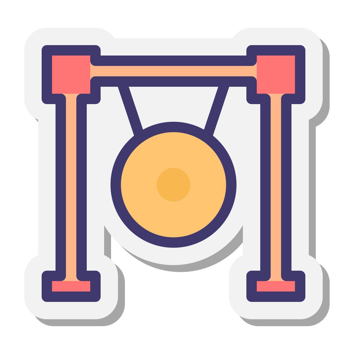 stickers style 锣 icon