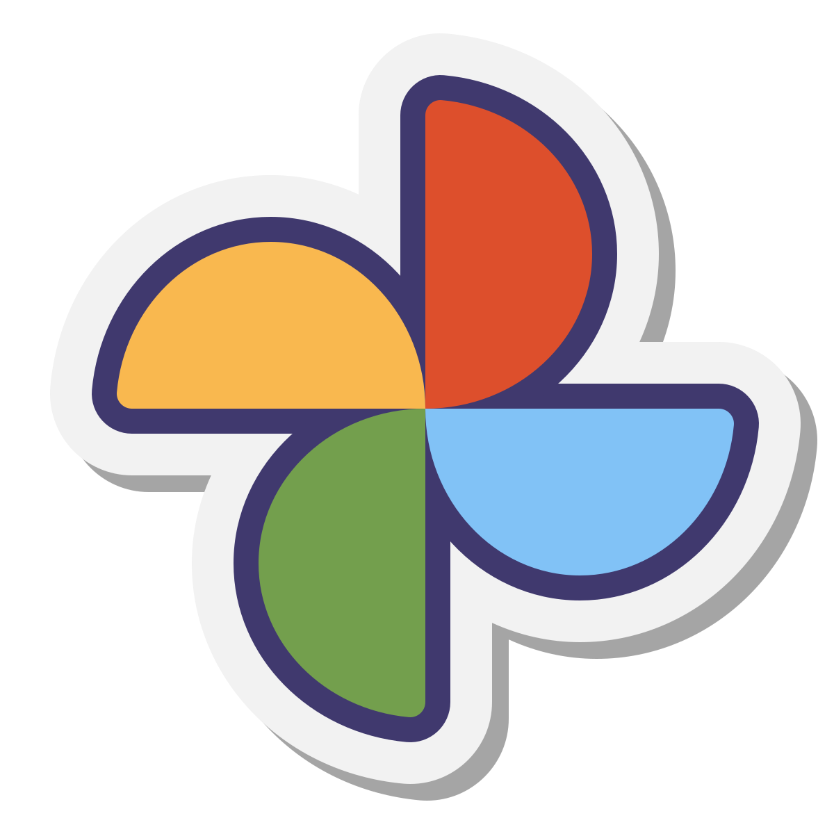 stickers style google photos icon