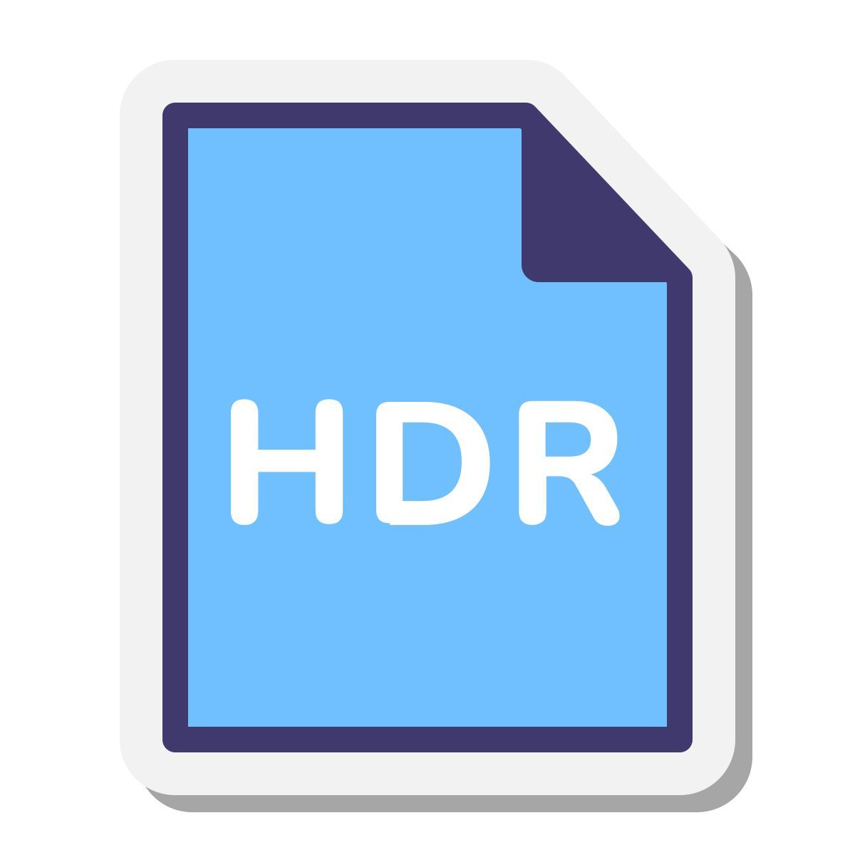 stickers style photo hdr icon