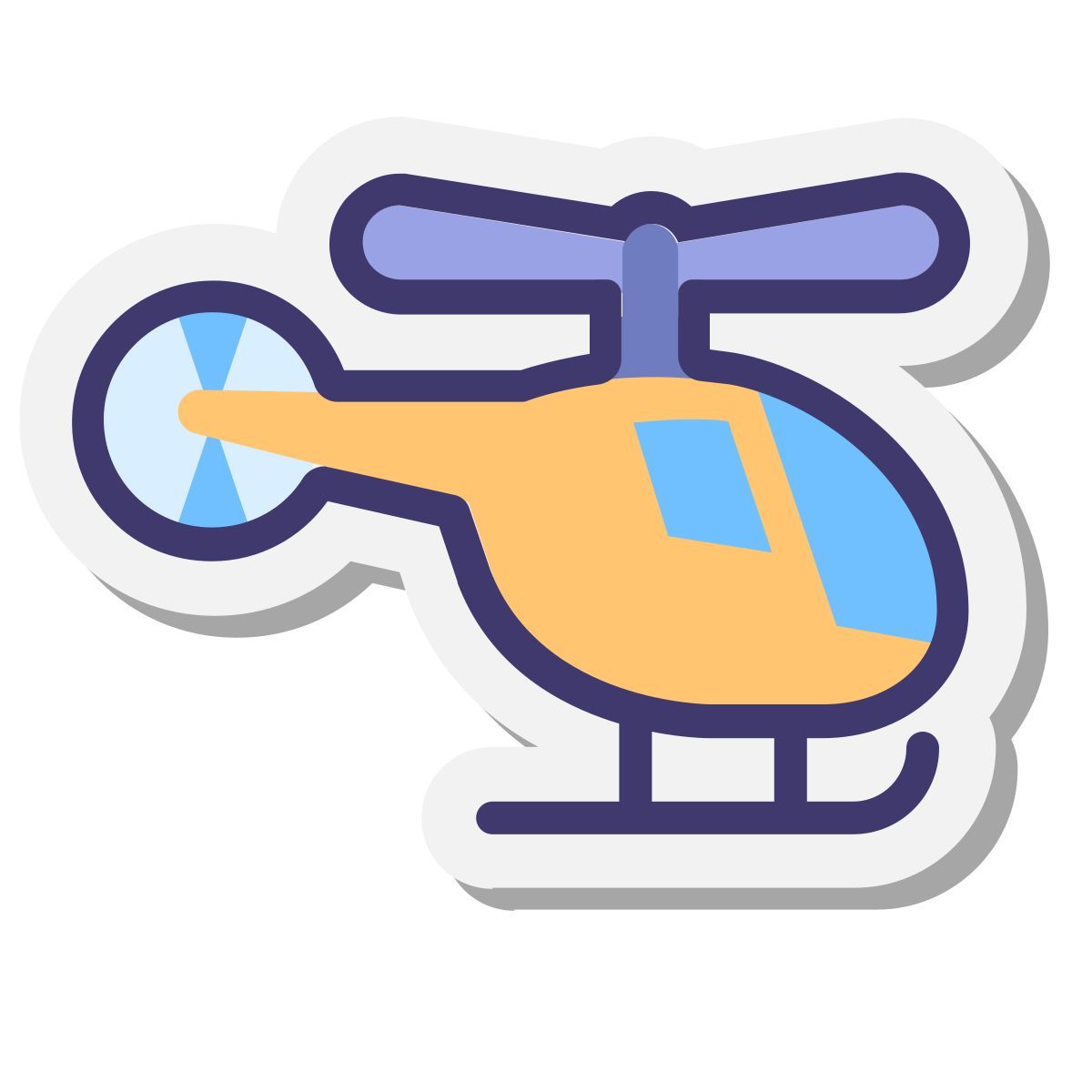 stickers style 直升机 icon