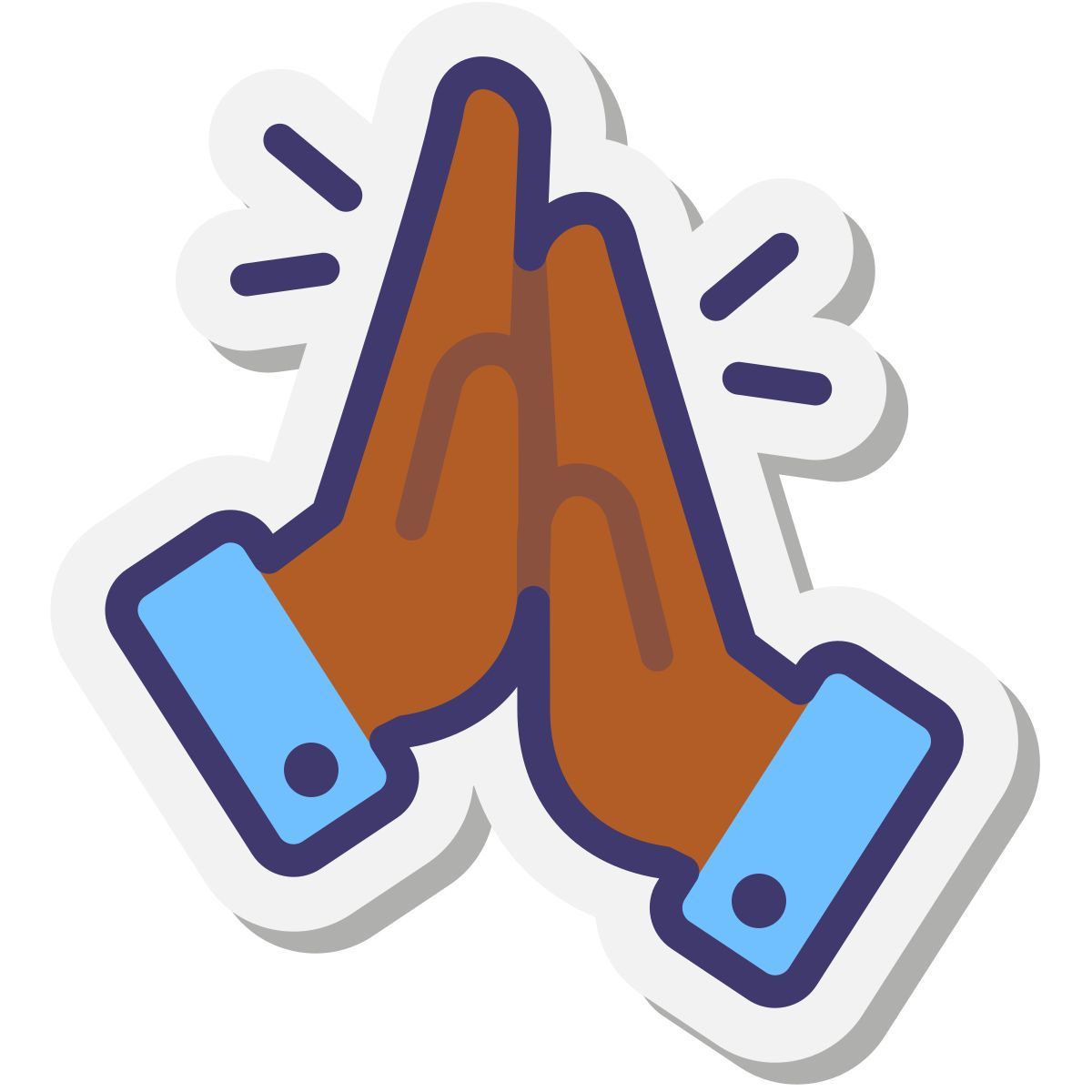 stickers style 高五皮肤类型 3 icon