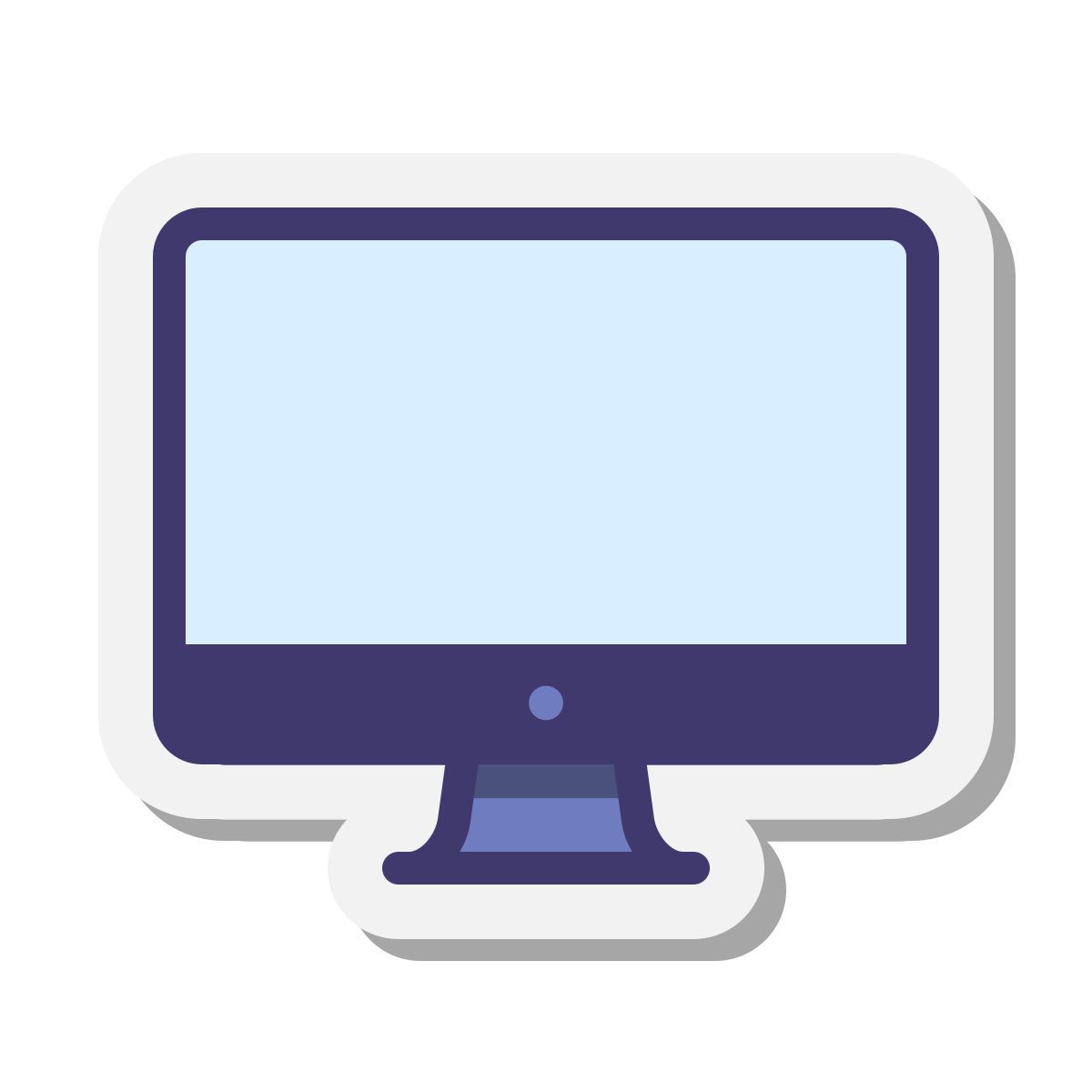 stickers style imac icon