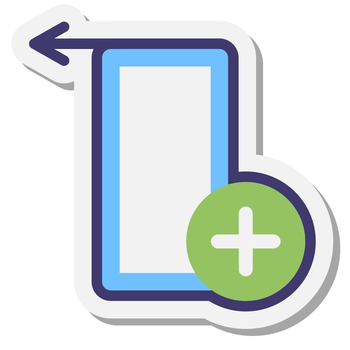 stickers style insérer une colonne à gauche icon