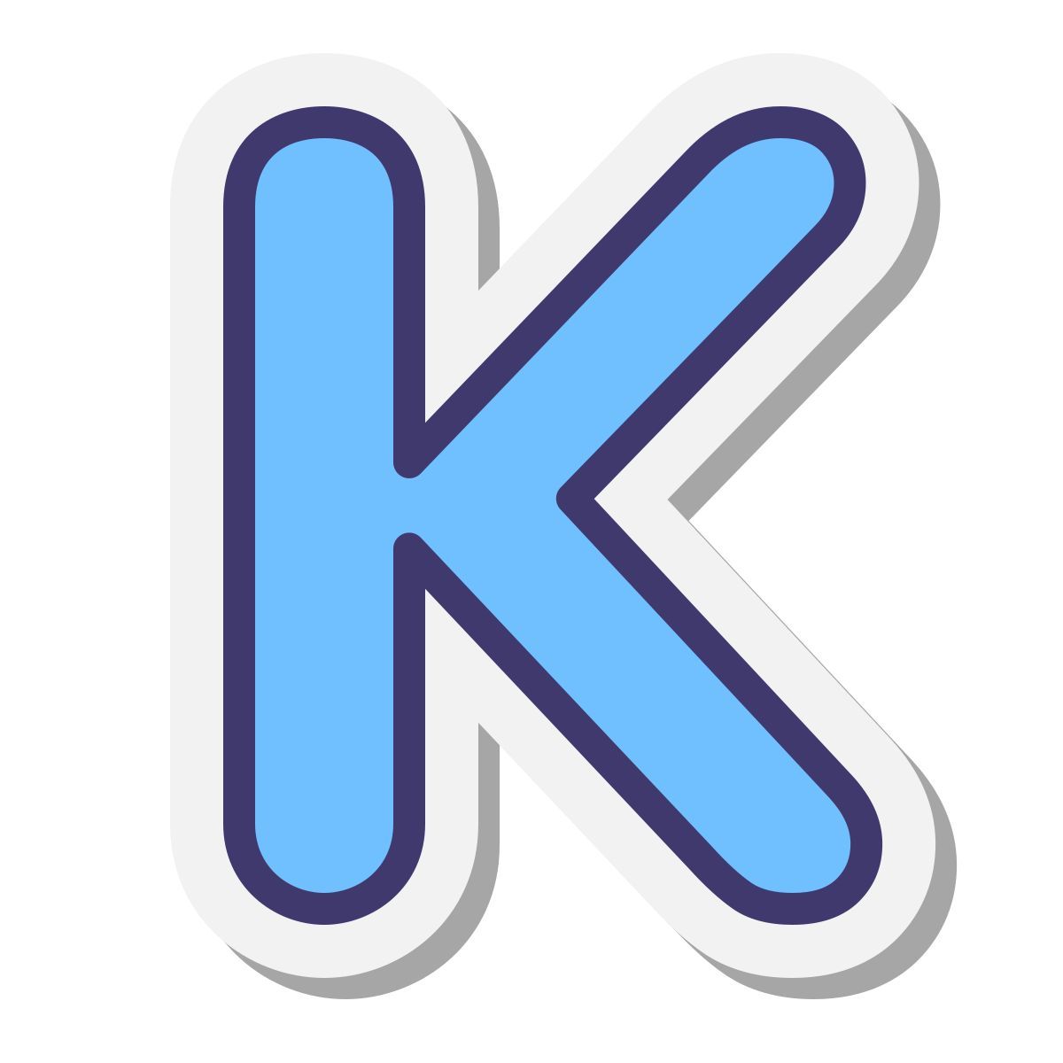 stickers style k icon