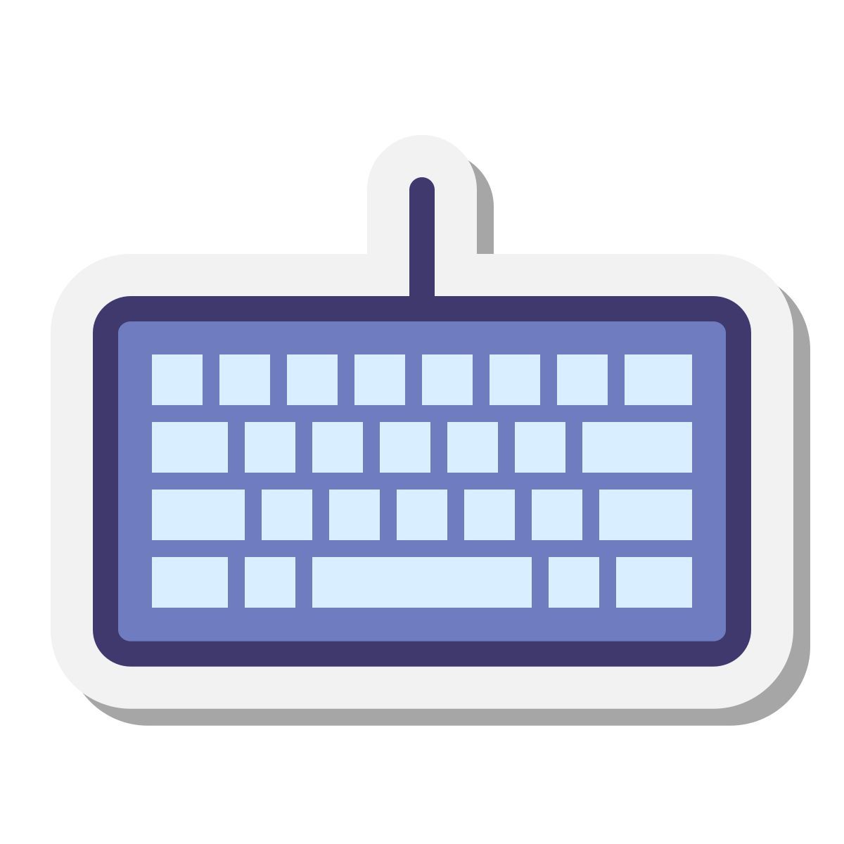 stickers style teclado icon