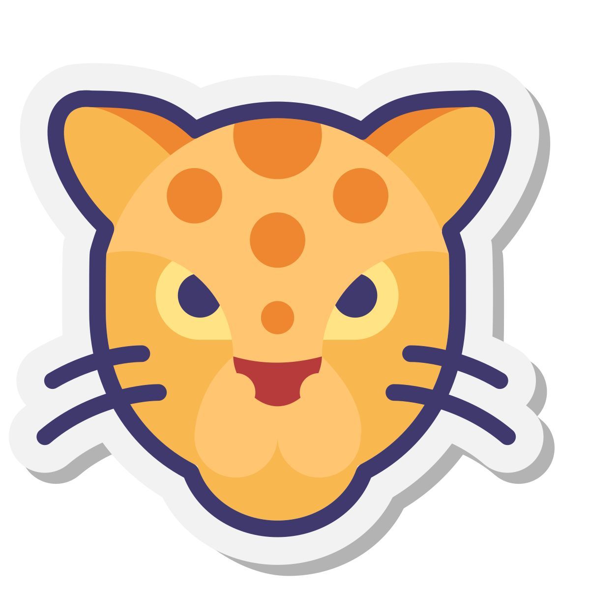 stickers style pantera icon