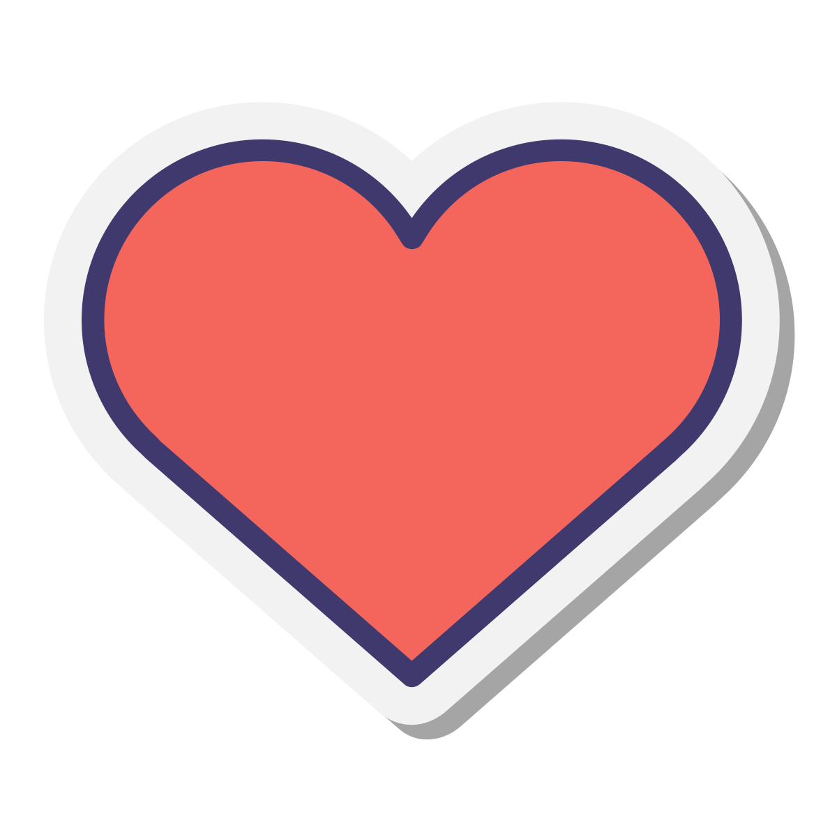 stickers style like  v2 icon