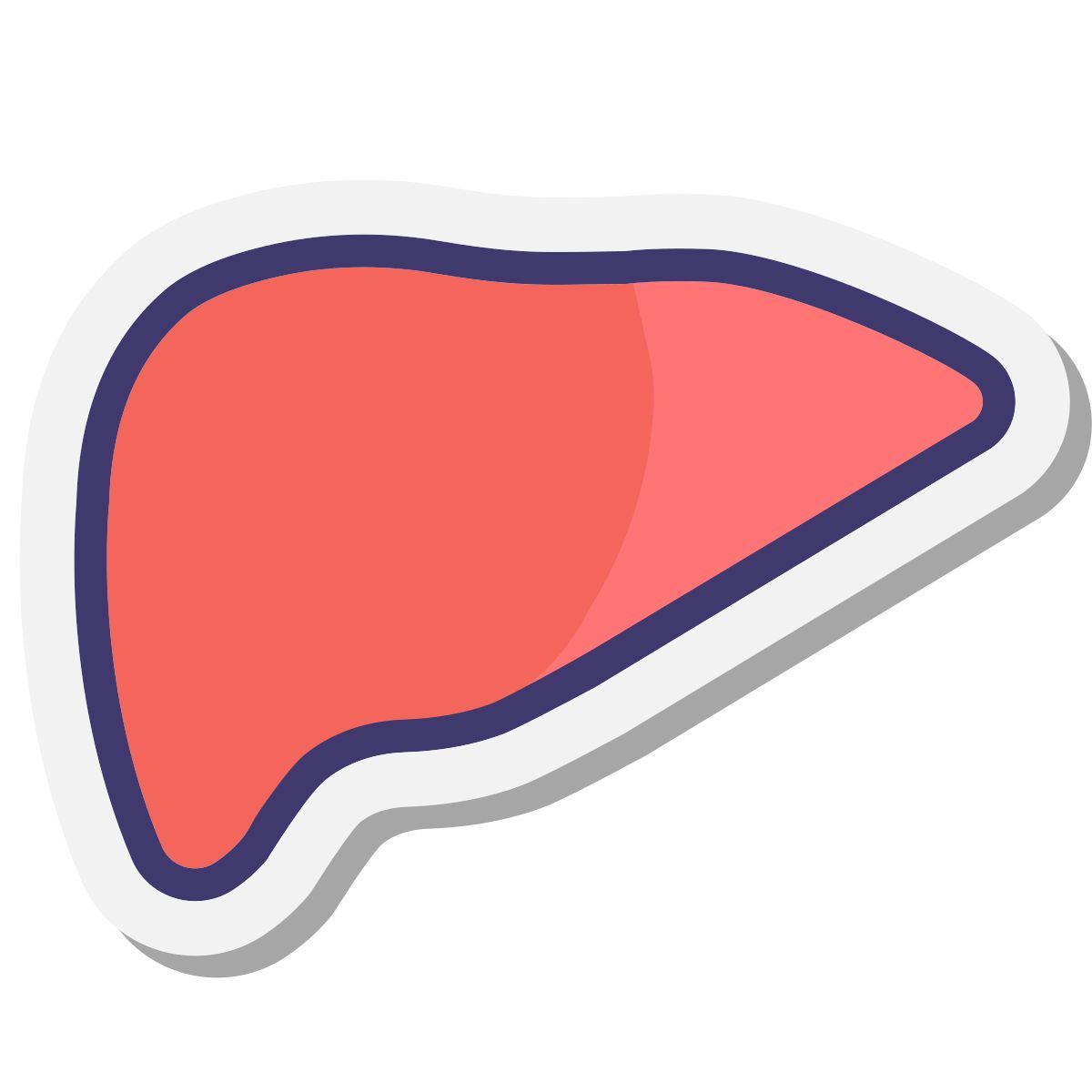 stickers style leber icon