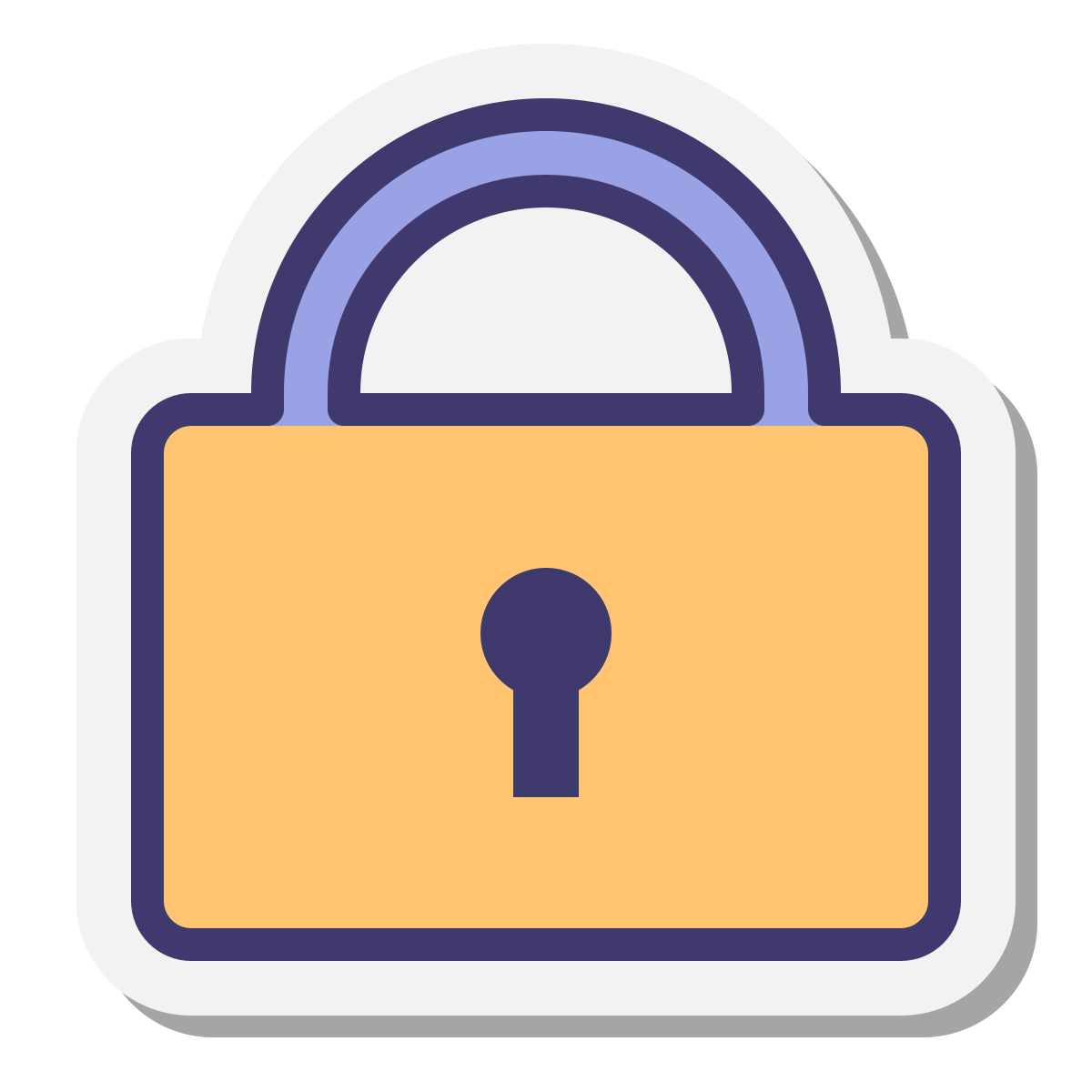 stickers style lock  v3 icon