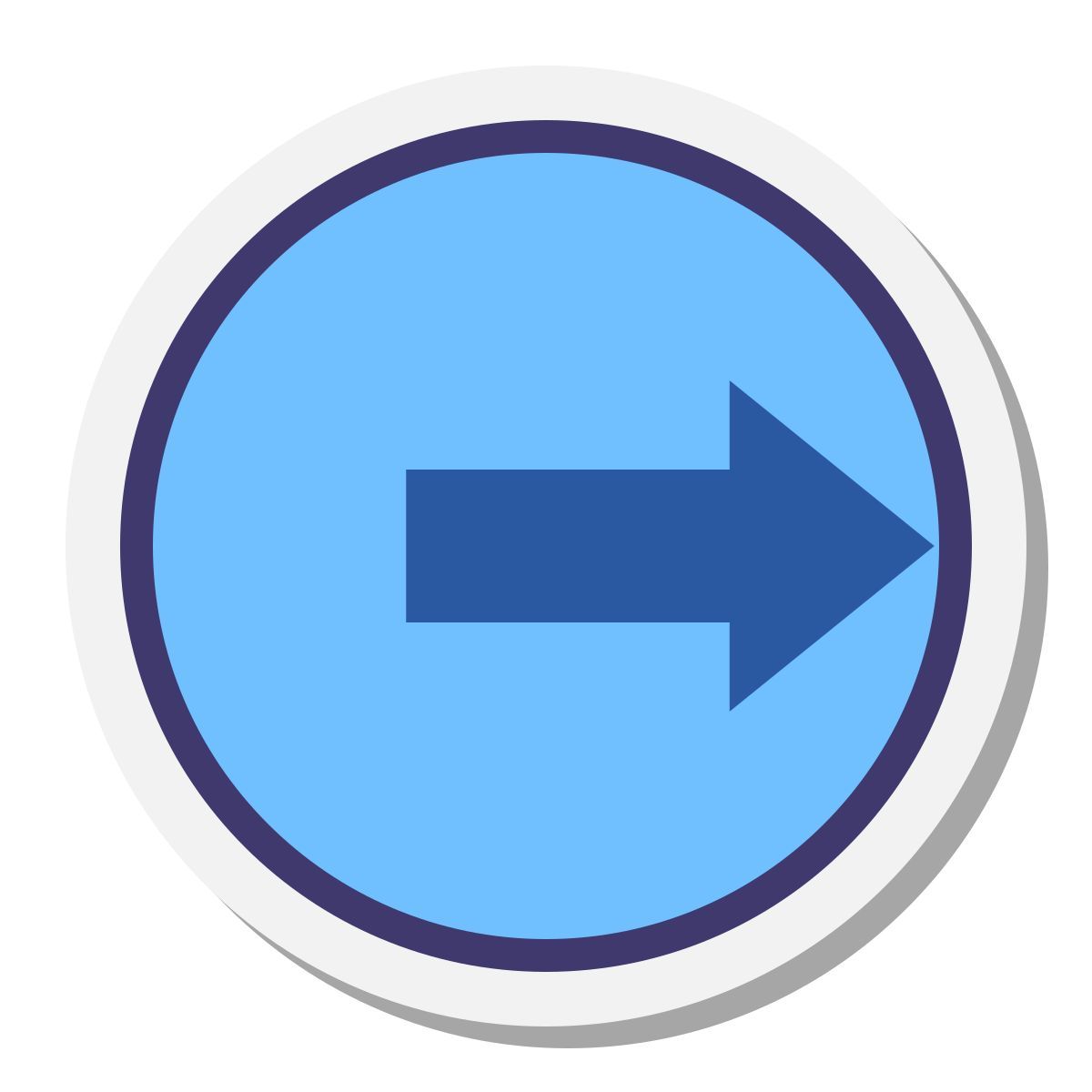 stickers style salir redondeado icon