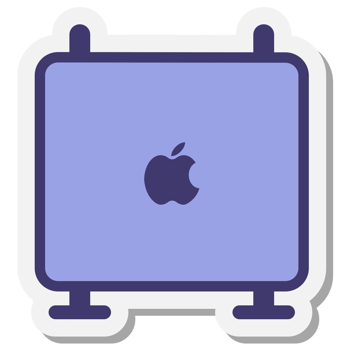 stickers style mac pro icon