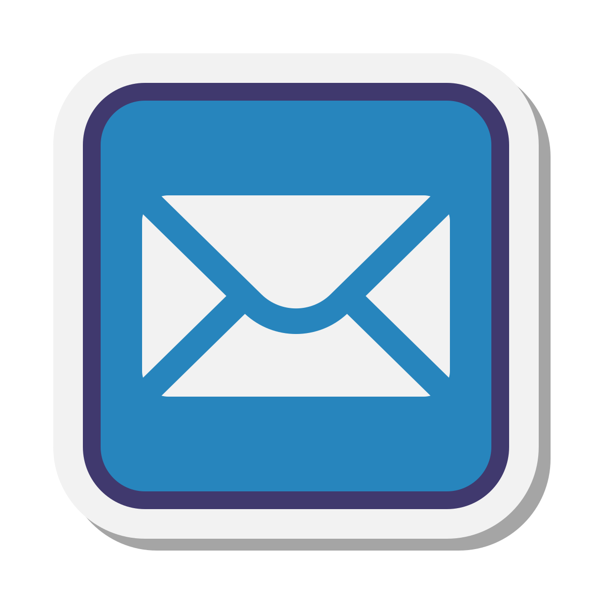 stickers style mail icon