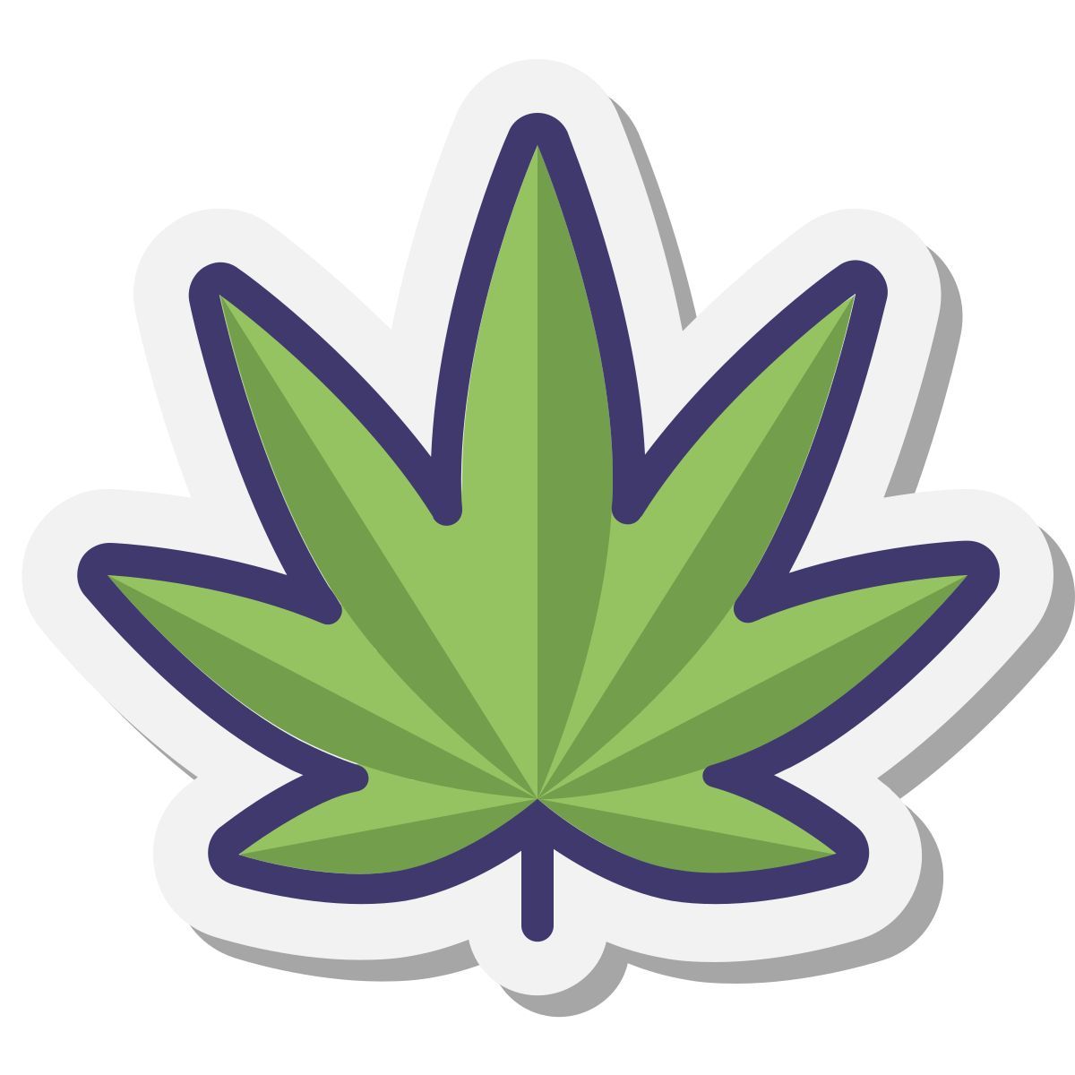 stickers style 大麻叶 icon