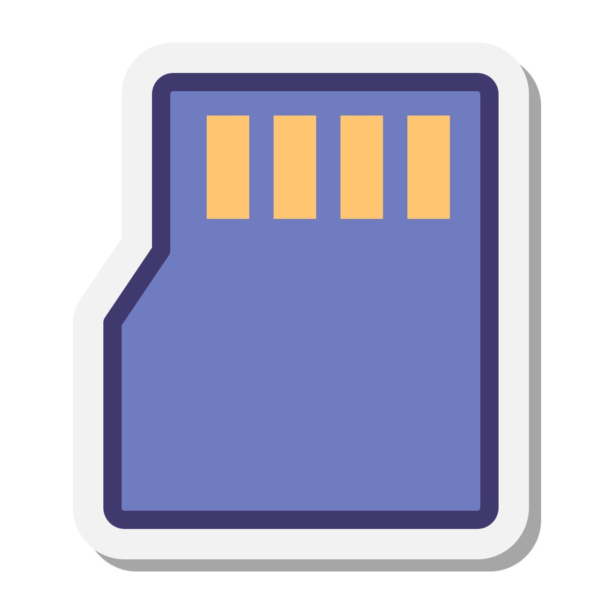 stickers style 微型sd icon