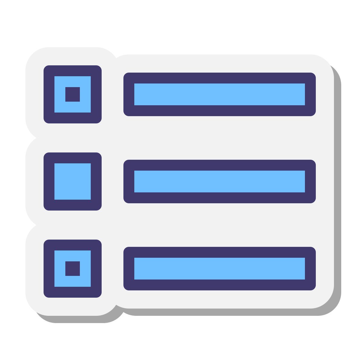 stickers style choix multiple icon