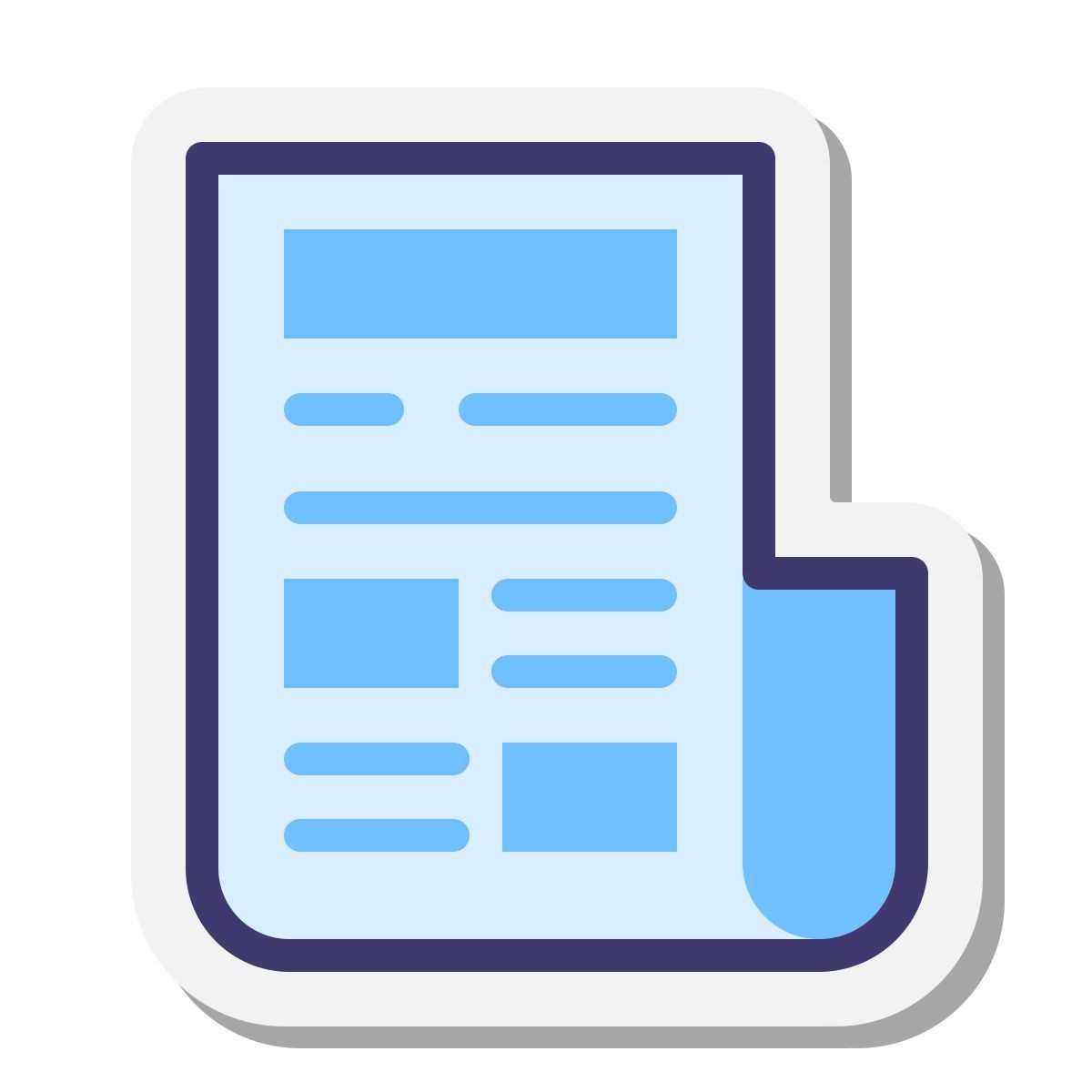 stickers style 뉴스 보도 icon