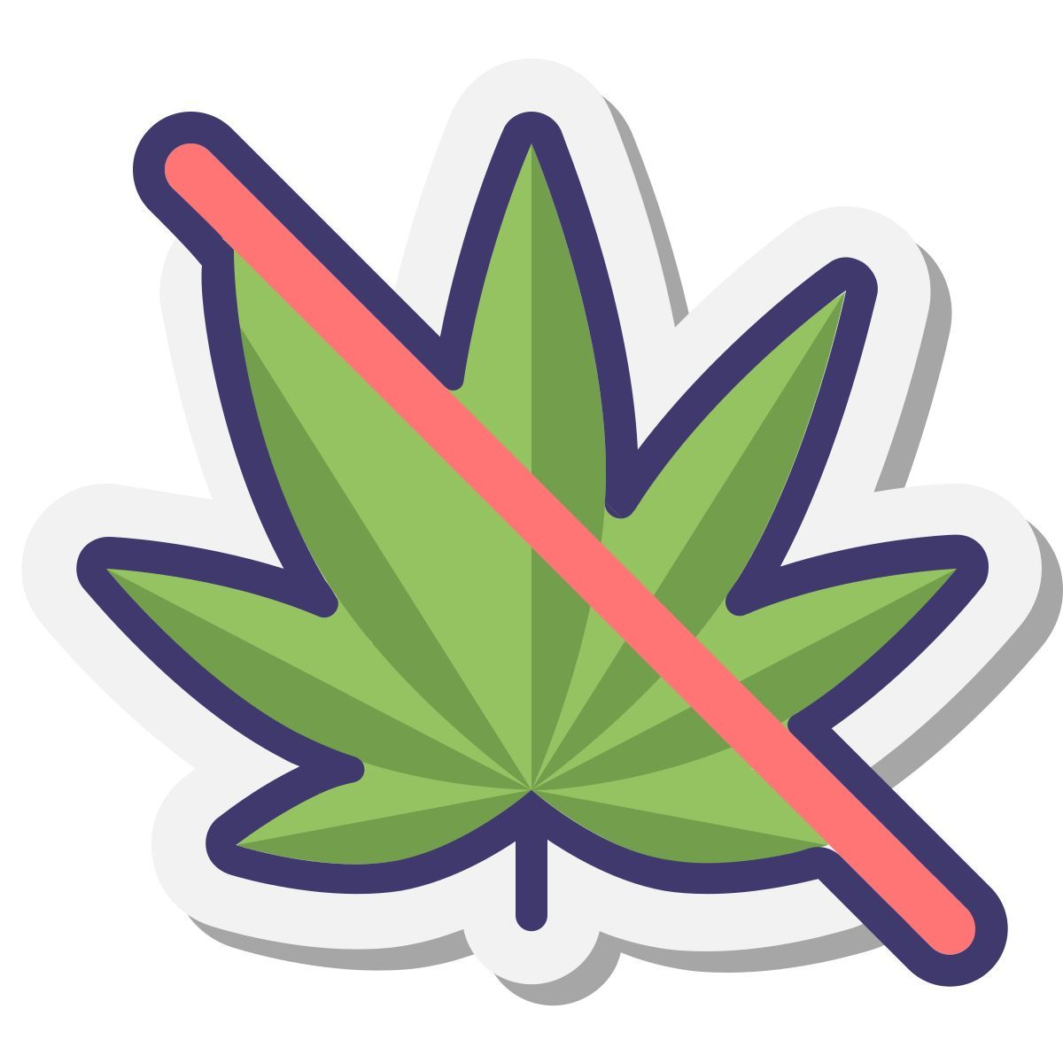 stickers style sem drogas icon