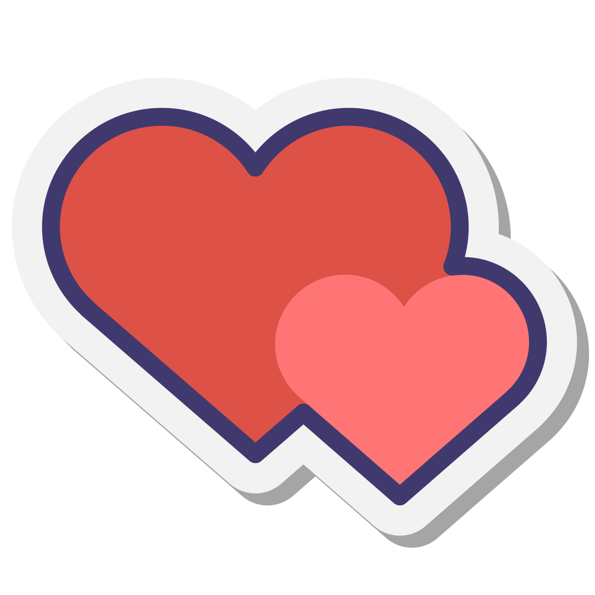 stickers style novel icon