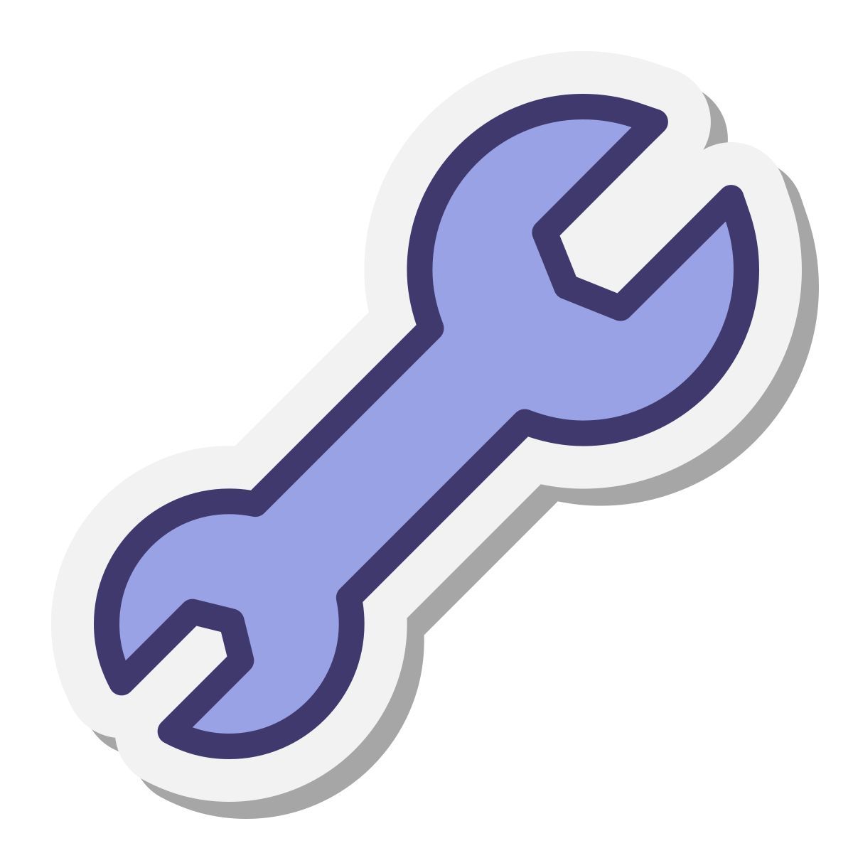 stickers style 开口扳手 icon